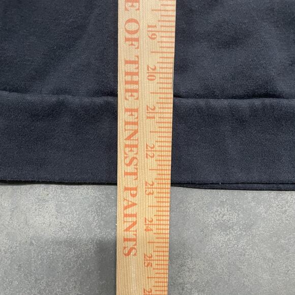 Adidas Sweatshirt Youth Small 8-10 Black 3-Stripes Crewneck Raglan Pullover - Picture 4 of 6